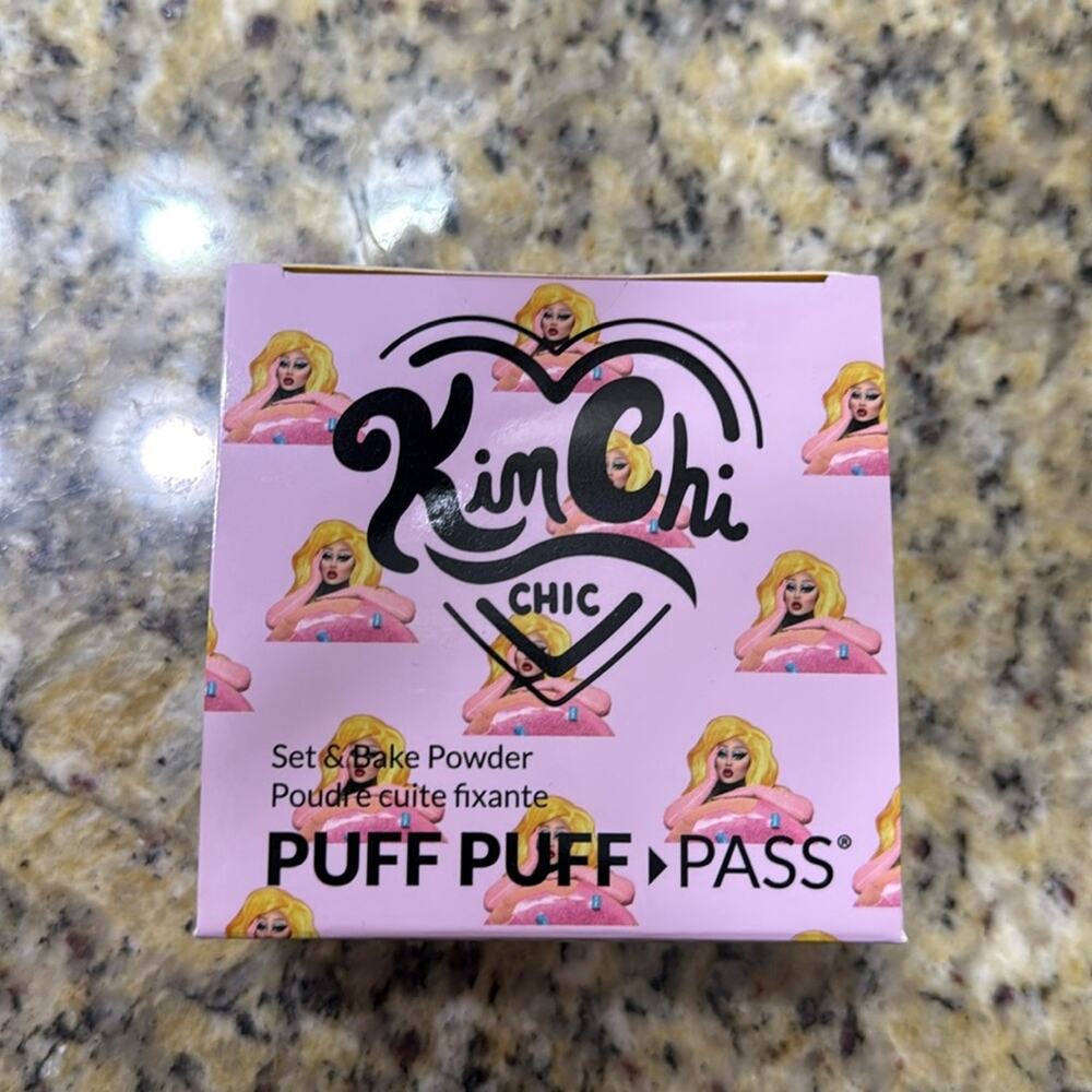 KimChi Chic Puff Puff Pass Set & Bake Powder PPP03 Translucent – 0.85oz/24g NIB